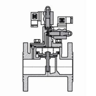 自保持式電磁閥結構圖